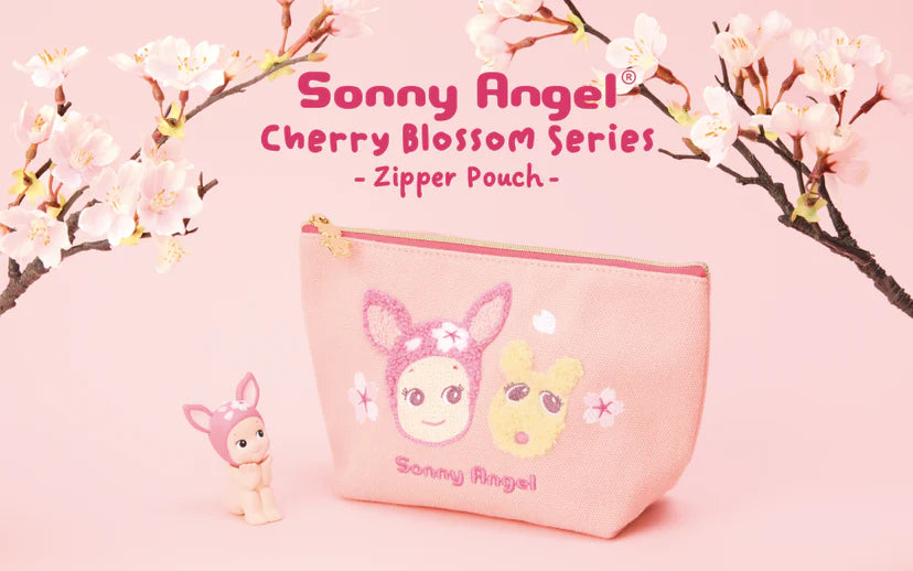 Sonny Angel - Cherry Blossom Zipper Pouch